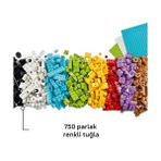 Storemax Yaratıcı Yapım ve Oyun Kutusu 11044 – 5 Yaş ve Üzeri Kız ve Erkek Çocuklar Için Yılbaşı Hediyesi Fikri, Inşa Edilebilir Ev, Köpek, Bulut ve Gökkuşağı Içeren Oyuncak Yapım Seti (750 Parça) - (ClearEyelets)Black-RadiantOrchid