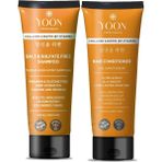 Storemax Yoon 2'li Vegan Tuzsuz Şampuan 250ML & Saç Kremi 200ML Sülfatsız, Kolajen ve Biotinli Yumuşak, Canlı ve Güçlü Saçlar 2'li Besleyici Set