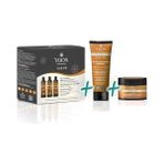 Storemax Yoon 3'lü Premium Uzun Süren Saç Düzleştirici & Saç Botoksu Kiti, Sülfatsız Tuzsuz Şampuan 250ML, Keratin ve Hyalüronik Asit Içeren Saç Maskesi 250ML, Saç Bakım Seti