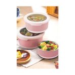 Storemax Yuvarlak Saklama Kabı 1200 ml Pembe VP-936, Pembe - 0,33 - 0 Siyah