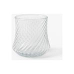 Storemax Zarif Spiral Desenli Cam Bardak Seti 6’lı – 9 cm Şeffaf Klasik Su ve Içecek Bardağı - 0 - Siyah - 0 - 499 ml