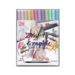 Storemax Zıg Art And Graphic Marker-Set, Pastellfarben, 12 Stück - 0 - --