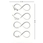 Store&Tattoo Sonsuzluk Sembolü Geçici Dövme Küçük Boy 10x6 Cm
