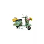 StoreYVZ Knm-C1645 Dekoratif Metal Scooter Önü Sepetli