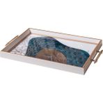 Storish Dekoratif Kulplu Tepsi ST-6024 - 30 x 50 cm