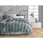 Storish Leopar Çift Kişilik Nevresim Takımı Gri - 200 x 220 cm