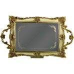 Storish Vintage Dikdörtgen Tepsi Krem - 25 x 45 cm