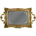 Storish Vintage Dikdörtgen Tepsi Pembe - 25 x 45 cm