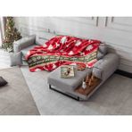Storish Winter Çift Kişilik Battaniye Red - Kırmızı