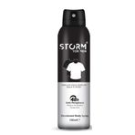 Storm Deodorant Spray for Men Anti Perspirant Black White 150 ml (New)