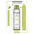 Storm Erkek Deodorant Sprey Terleme Karşıtı Vegan Dry Defense 150 Ml