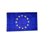 stormflag Avrupa Birliği Bayrağı (150 cm x 100 cm) Polyester Pongee 200 g çift iğne ile dikilmiştir.