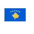 Stormflag Kosova bayrağı (90cmx150cm) çift iğne ile dikilmiş halkalı polyester pongee 90g.