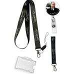 Stormistoretr Atatürk Siyah 4 Lü Set Boyun Ipi Telefon Askısı Anahtarlık Yoyo Yaka Kartlığı - 42cm - ipli