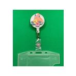Stormistoretr Flamingo Çiçekli Yoyo Yaka Kartlığı Yoyo Kart Tutucu