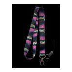 Stormistoretr Gece Manzaralı Renkli Lanyard Boyun İpi Anahtarlık & Kartlık Askısı – Yumuşak Kumaş, Dayanıklı Klips