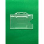 Stormistoretr Yaka Kartı Kılıfı Şeffaf Yatay Kart Koruyucu 1 Adet 86x54 mm Ölçülerle