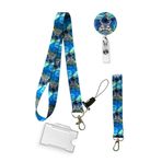 Stormistoretr Yıldızlı Astronot 4 lü Set Boyun ipi Anahtarlık Yoyo Yaka Kartlığı
