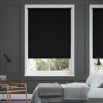 Story Perde Düz Siyah Güneşlik 80x290 cm Stor Perde