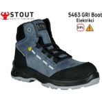 Stout EPL 5463 S3 Gri Kompozit Burunlu İş Ayakkabısı