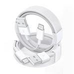 STQYKJ 2 Paket USB-A - USB-C Araç Carplay Kablosu iPhone 16/15, iPhone 16/15 Plus, iPhone 16/15Pro, iPhone16/15Pro Max Carplay USB C Kablosu, iPad USB C Kablosu 10., iPad Air Araç Şarj Kablosu Kablosu