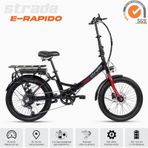 Stradacycles E-Rapido Hd 20 Jant Katlanabilir Elektrikli Bisiklet yesil