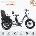 Stradacycles Strada Cycles E-TRIO 20 Jant Hidrolik Disk Frenli Şehir Bisikleti 7 Vites Katlanamaz Tasarım