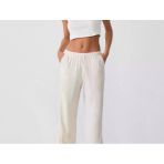 Stradivarius Krem Pantalon