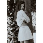 Stradivarius Kruvaze denim şort etek