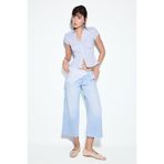 Stradivarius Mendil detaylı culotte jean