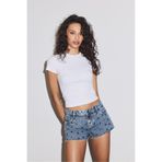 Stradivarius Zımbalı denim şort