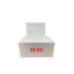 Strafor Köpük Kutu K1 20 Lt (İçten: 51X37x24.5 Cm) K-1