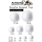 Strafor Kopuk Top 2 Cm 50 Adet Kopuk Top Kure Toplar Yuvarlak Strafor Kopuk Top Okul Deney Hobi Sanat