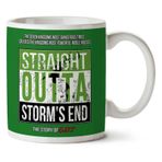 Straight Outta Storms End Game Of Thrones Men's T-Shirt Iki Tarafı Baskılı Kupa Bardak