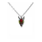 Stranger Things 4. Sezon Hellfire Club Kırmızı Renkli Unisex Kolye – 60 Cm Zamak Kaplama Metal Takı