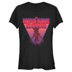 Stranger Things Arcade Monster Schwarz Kadın T-shirt