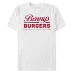 Stranger Things Bennys Burgers Beyaz Erkek T-shirt
