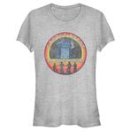 Stranger Things Castle Stamper Heather Gri Kadın T-shirt