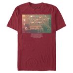Stranger Things Christmas Lights Brick Kırmızı Erkek T-shirt