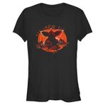 Stranger Things Cold Monster Schwarz Kadın T-shirt