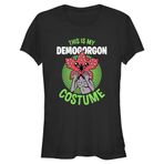 Stranger Things Demogorg Costume Schwarz Kadın T-shirt