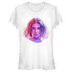 Stranger Things Eleven Big Face Short Sleeve Beyaz Kadın T-shirt