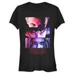 Stranger Things Eleven Eyes Schwarz Kadın T-shirt