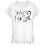 Stranger Things Friends Do Not Lie Short Sleeve Weiß Kadın T-shirt