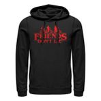 Stranger Things Friends Dont Lie Siyah Kapüşonlu Unisex Sweatshirt