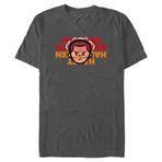 Stranger Things Hawkins Cadılar Bayramı Dark Heather Gri Erkek T-shirt