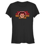 Stranger Things Hawkins Cadılar Bayramı Schwarz Kadın T-shirt