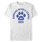 Stranger Things Hawkins Cubs Paw Amblem Beyaz Erkek T-shirt
