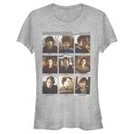 Stranger Things Hawkins High Short Sleeve Heather Grey Kadın T-shirt