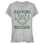 Stranger Things Heather Grey Kadın T-Shirt